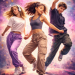 Drei tanzende Personen